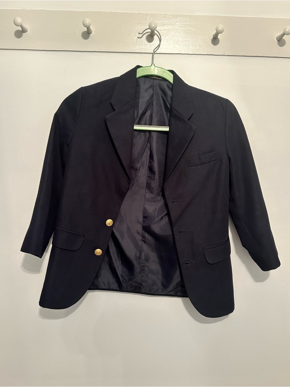 Van Heusen Boys Navy Blazer with Gold Buttons size8